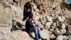 play L'intenso pompino in spiaggia di Verona Sky: un'esperienza porno DDF